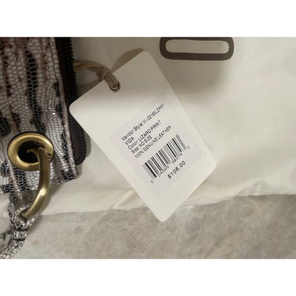 Hobo Vida wallet clutch lizard print 100% leather - Picture 4 of 14